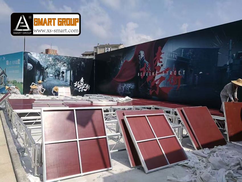aluminum stage truss