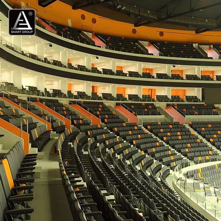 Indoor Gym Retractable Bleachers Seating System | Telescopic Seating